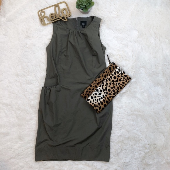 Mossimo Supply Co. Dresses & Skirts - MOSSIMO Khaki Sleeveless Shift Dress